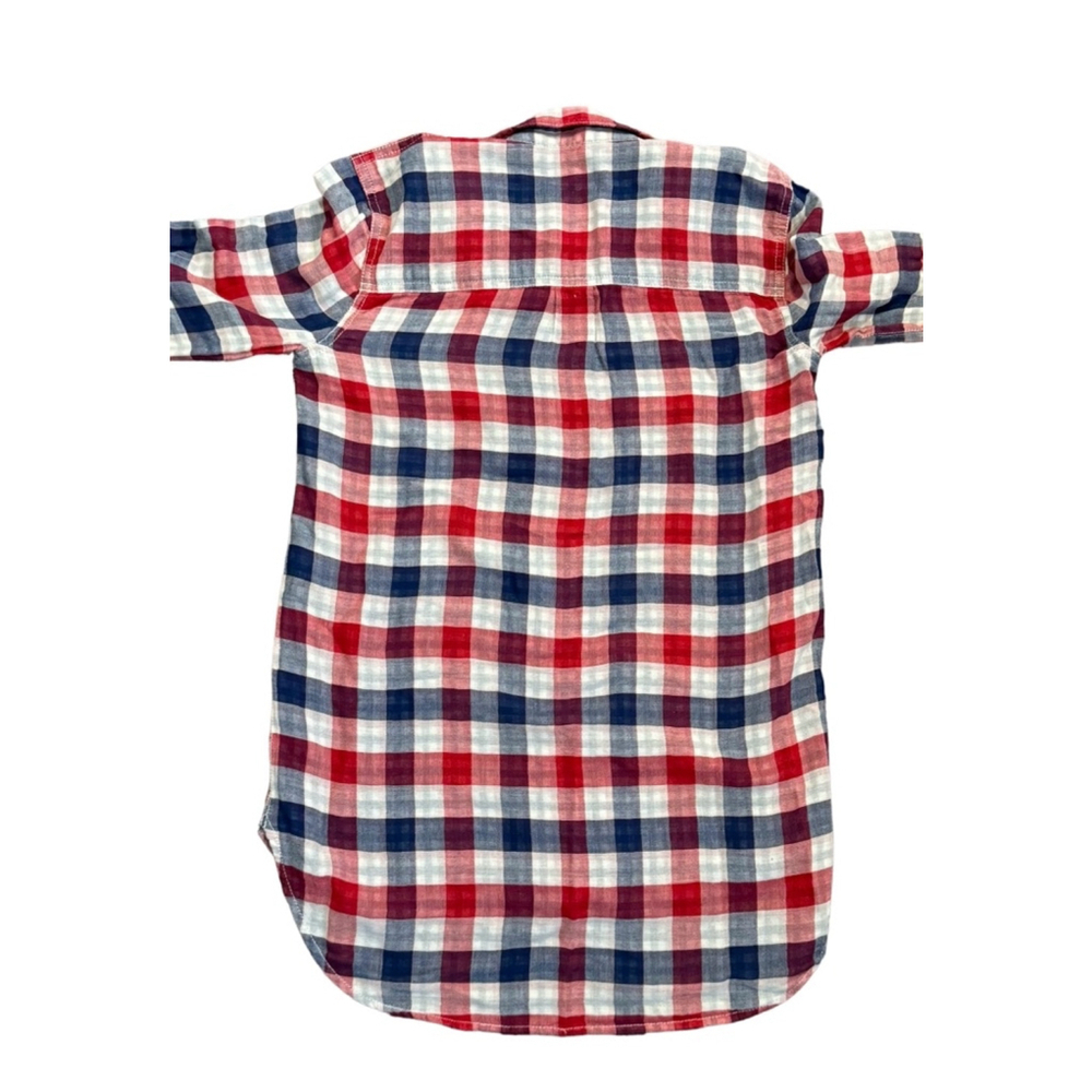 Madewell Emmett Plaid Small Ex-boyfriend Long Sleeve Gingham Button Shir… - Picture 5 of 8
